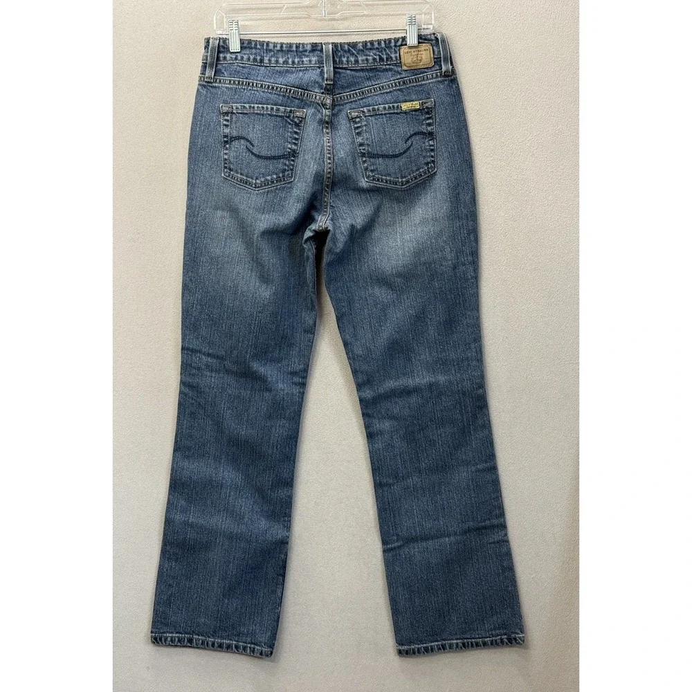 Levi Strauss Jeans Women's Sz Misses 10 Mid-Rise Bootcut‎ Signature Blue Denim - Picture 2 of 8